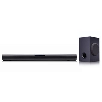 Soundbar LG SQC1 160W 2.1 Canais Bluetooth Conexões Múltiplas Subwoofer Wireless