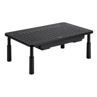Suporte ELG Organizador de Mesa para Monitor ou Notebook SM087 Preto