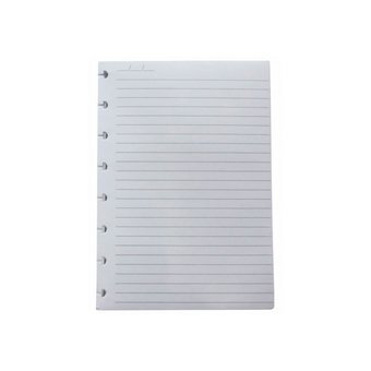 Refil para Caderno Inteligente Pautado Médio 50 Folhas 90g