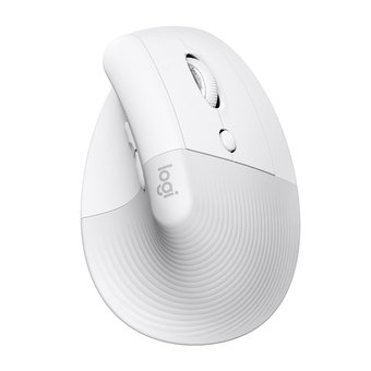 Mouse Logitech Wireless Ergonômico Lift Vertical Off White