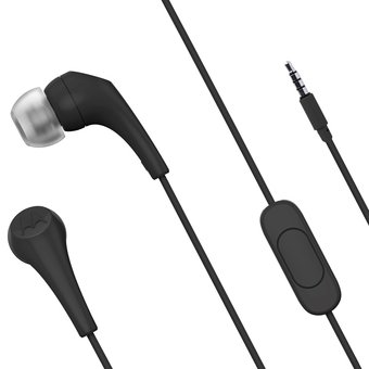 Fone de Ouvido Motorola Earbuds 2-S com Fio e Microfone Preto