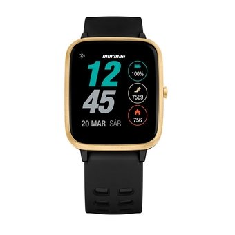 Imagem do produto Smartwatch Mormaii Life Pulseira de Sil...