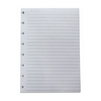 Refil para Caderno Inteligente Pautado Grande 50 Folhas 90g