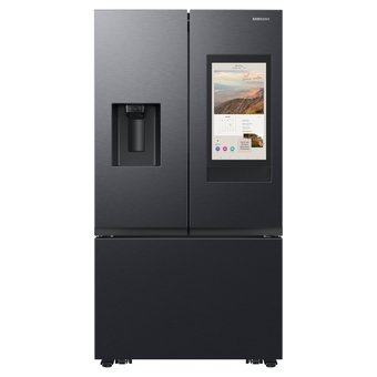 Refrigerador Samsung French Door RF27 564 Litros Family Hub Black Inox Look 220V