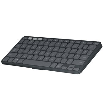 Teclado Logitech Keys-To-Go 2 Bluetooth Grafite - Portátil, Confortável e Pronto para Digitar em Qualquer Lugar