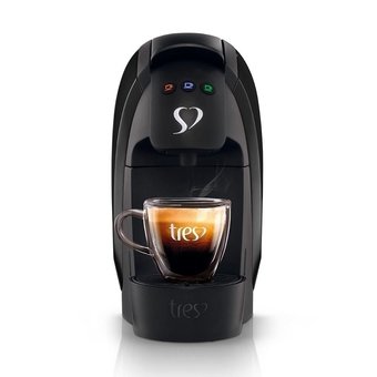 Cafeteira Espresso Multibebidas Três Corações Luna 220V Preta - Café Rápido com Variedade em Casa