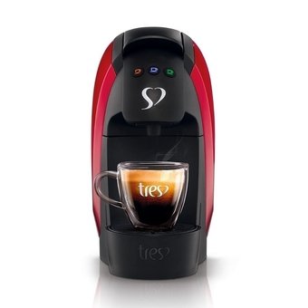 Cafeteira Espresso Multibebidas Três Corações Luna 220V Vermelha - Café rápido e variedade no dia a dia