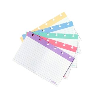 Ficha Pautada para Caderno Inteligente Horizontal 4x6 com 50 Unidades