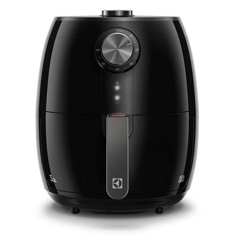 Fritadeira Elétrica Electrolux 3,2L Air Fryer Sem Óleo EAF15 Preta 110V