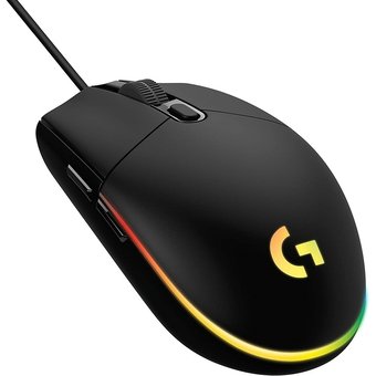 Mouse Gamer Logitech Lightsync G203 8000 dpi RGB Preto