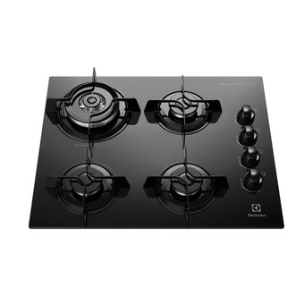 Cooktop a Gás Electrolux KE4TP 4 Bocas Mesa de Vidro Preto