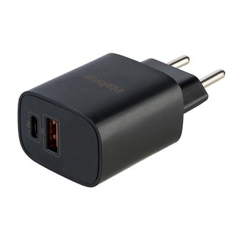 Carregador de Parede Intelbras USB-A / USB-C EC 11 Power 20W Preto