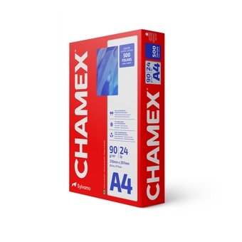 Papel Chamex A4 90g/m² 210mm x 297mm Super Branco 500 Folhas