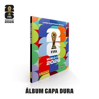 &Aacute;lbum Capa Dura Copa do Mundo FIFA 2026...