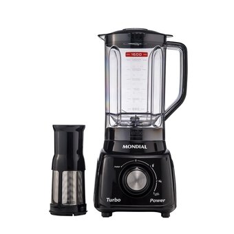 Liquidificador Mondial L-99 2.2L com Filtro 3 Velocidades + Pulsar 550W 220V Preto