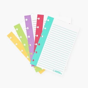 Ficha Pautada para Caderno Inteligente Vertical 4x6 com 50 Unidades